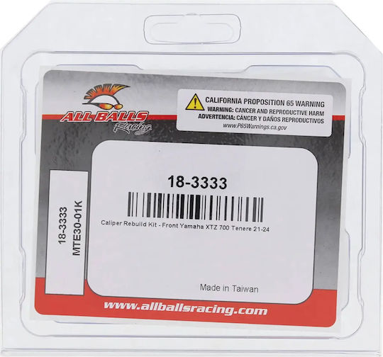 All Balls Brake Caliper Repair Kit Front Left Front Right Standard 18-3333