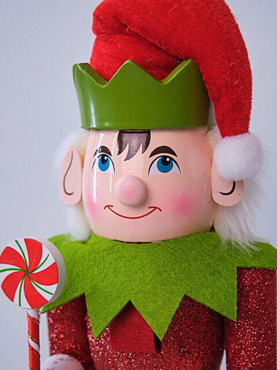 Christmas Decoration Santa's Elf Candy Cane 38cm