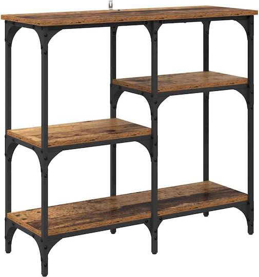Конзолна маса от Дърво & Метал Old Wood Д80xШ29xВ75cm