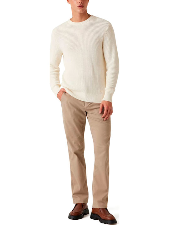 Angels Trousers Chino Elastic in Slim Fit Beige