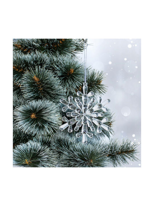 Hanging Snowflake Decoration 12x12 Cm Pattern 4