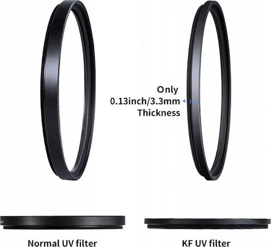 K&F Concept UV HD Lens Filter Diameter 77mm with MC Coating (Multi-Coated) for Photographic Lenses
