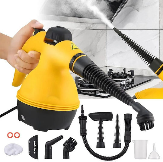 JMK1607 Aparat de călcat cu abur pentru haine de Mână 1000W cu rezervor 350ml Galben