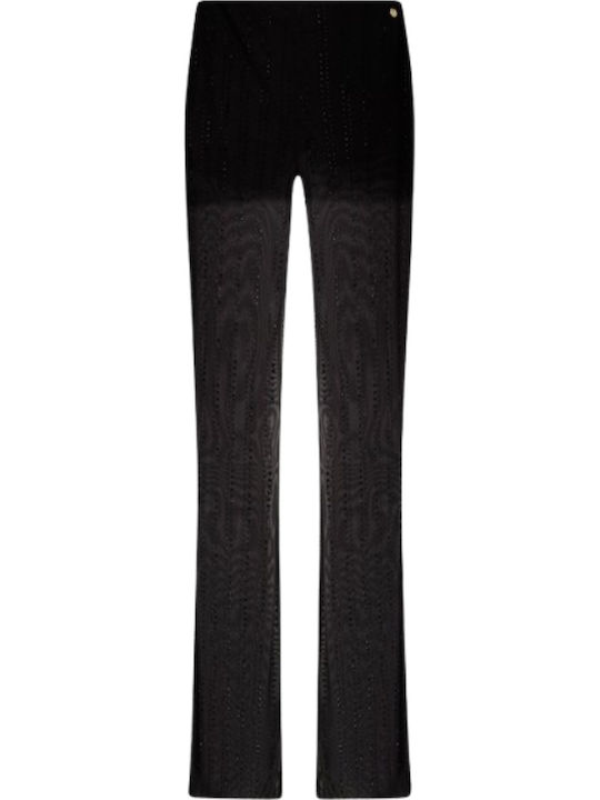 Women's Fabric Trousers Black