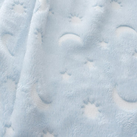 Interbaby Pătură Pepinieră Swaddling pături Stars Albastru 80x110cm
