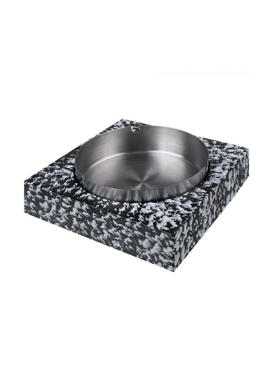 Modern 2 In 1 Ashtray Pufo Elegant Stone Metal Elegant Combination Indoor Outdoor Terrace Office Modern 2 In 1 Ashtray Pufo Elegant Stone Metal Elegant Combination Indoor Outdoor Terrace Office