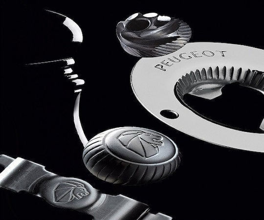 Peugeot Χειροκίνητος Μύλος Αλατιού Ξύλινος σε Μπεζ Χρώμα 10cm