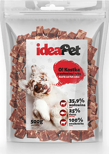 Ideapet Лакомство за Кучета с Говеждо месо и Риба 500gr
