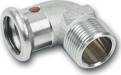 Sanha-therm C-steel 90° Transitional Pipe Elbow Fitting D28x1 Gzsanha