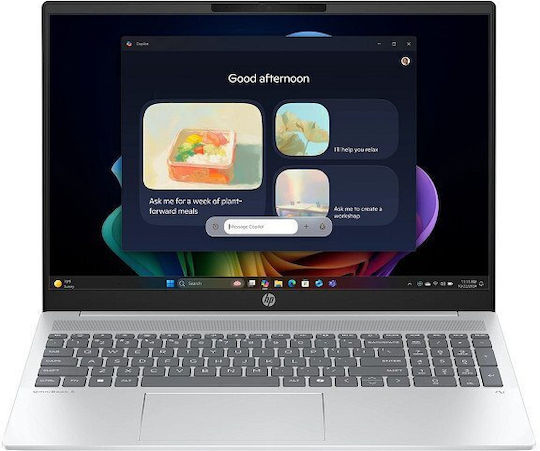OmniBook 5 AI 16-ag1217nw 16" IPS FHD+ (Ryzen AI 300 Series-7 350/16GB/512GB SSD/W11 Home) Glacial Silver (US Keyboard)