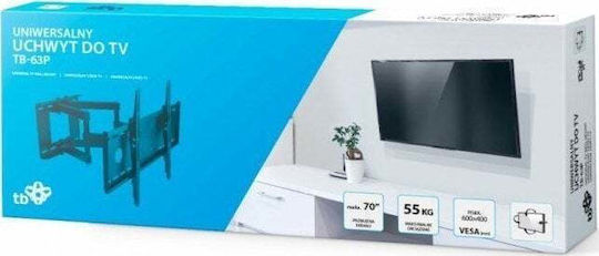 TB Touch TB-63P Βάση Τηλεόρασης Τοίχου με Βραχίονα έως 70" και 55kg