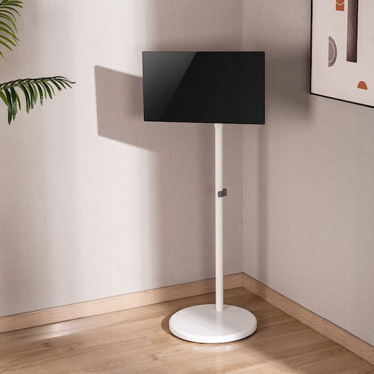 Maclean Energy MC-970W Стойка за телевизор Под до 35" Бял