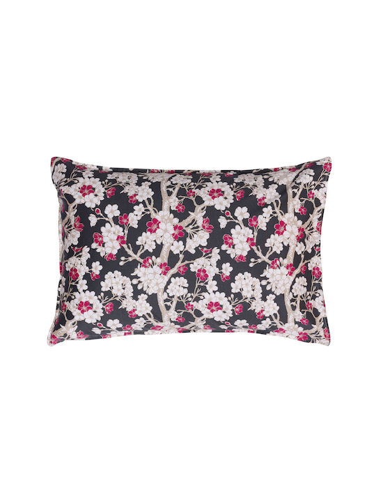 Kentia Duvet Cover Set Cotton Queen with 2 Pillowcases 220x240 Umeko Anthracite Grey - White - Magenta - Beige