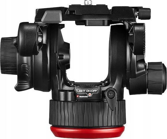 Manfrotto Stativ Twin Alu Set + 504x Kopf mit Bodenspreizer