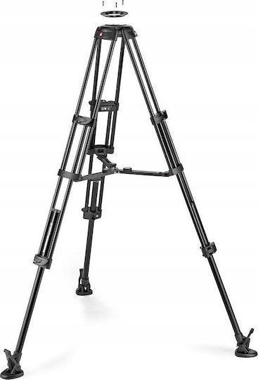 Manfrotto 504X Fluid Video Head with Alu Twin leg tripod MS Video Tripod