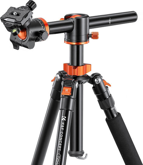 K&F Concept Video Tripod Made of Aluminum with Spherical Head and 10kg Maximum Load
