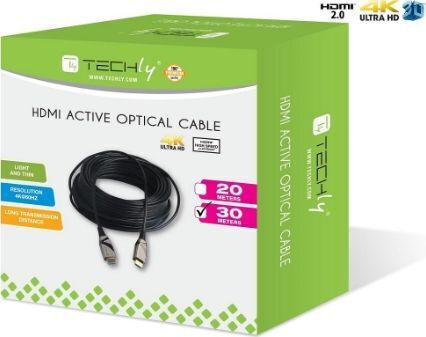 Techly HDMI Cable Male - HDMI Male 2m Black