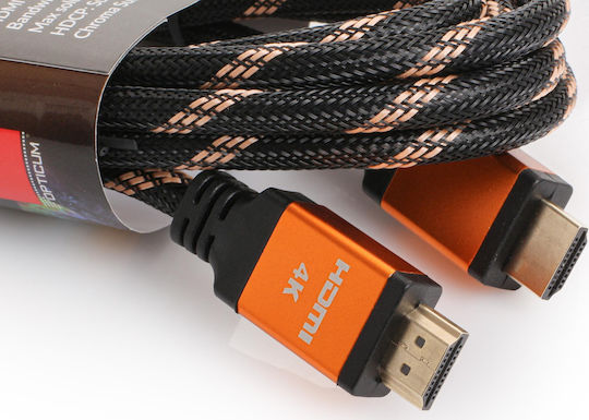 Opticum HDMI 2.0 Premium High Speed 4K 60Hz HDR Cable HDMI male - HDMI male 3m Κόκκινο