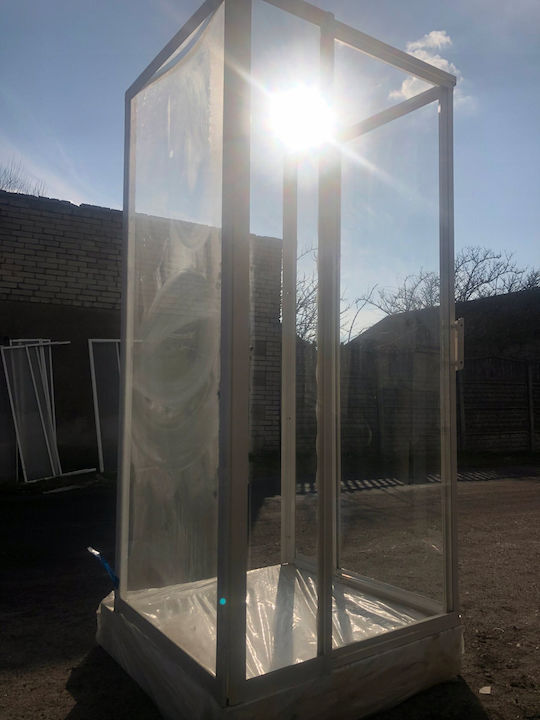 Cersanit Kabine für Dusche mit Schieben Tür 100x80x195cm Oro
