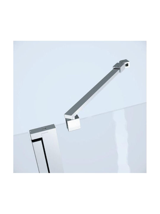 Cersanit Kabine für Dusche mit Aufklappbar Tür 80x195cm