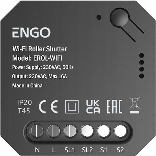 Engo Controls Erol-wifi Wi-fi Roller Shutter Controller Engo Smart Flush-mounted System