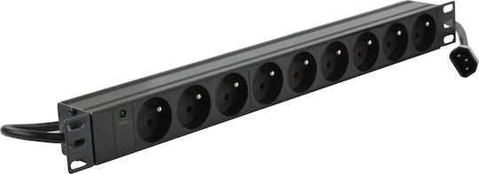 Alantec Πολύπριζο Rack PZ09U 1τμχ