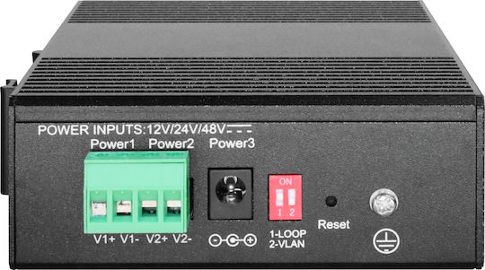 Level One IGS-2106P Managed L2 PoE+ Switch with 6 Gigabit (1Gbps) Ethernet Ports and 2 SFP Ports