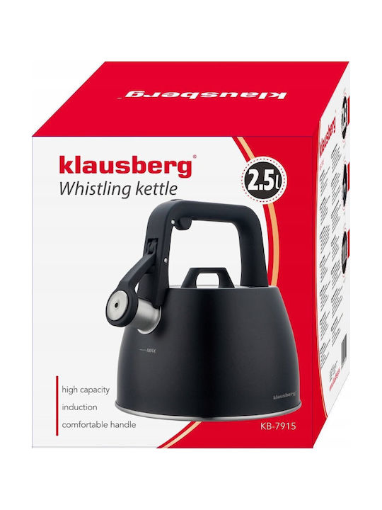 Klausberg Βραστήρας Ανοξείδωτος Γκρι 2500ml