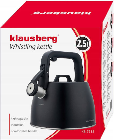 Klausberg Fierbător Inoxidabil Gri 2500ml
