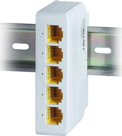 Allnet Negestionat L2 PoE++ Switch cu 4 Porturi Gigabit (1Gbps) Ethernet