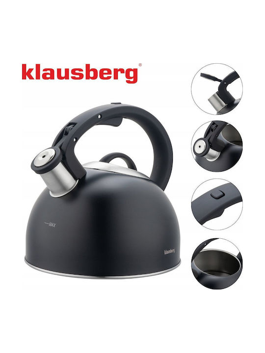 Klausberg Kettle Stainless Steel Gray 2500ml