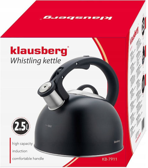 Klausberg Βραστήρας Ανοξείδωτος Γκρι 2500ml