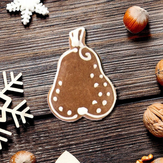 Steel Pear-Shaped Cookie Cutter 4.5 Cm