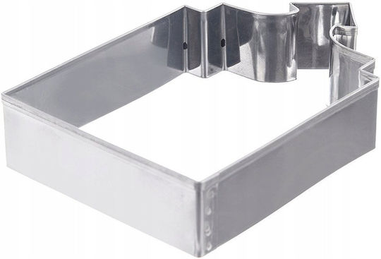 Steel Cookie Cutter House 10 cm