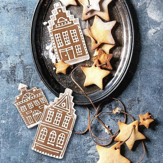 Steel Cookie Cutter House 12 Cm