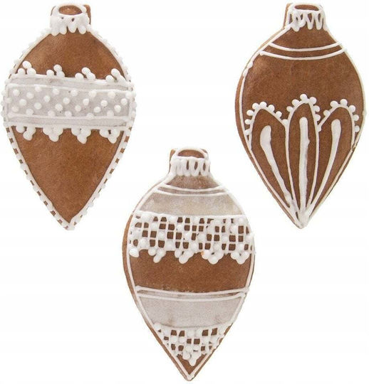 Stahl Keksausstecher Bauble 9 Cm