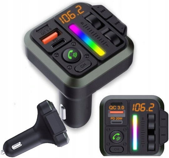 LTC Audio FM Transmitter Αυτοκινήτου με Bluetooth