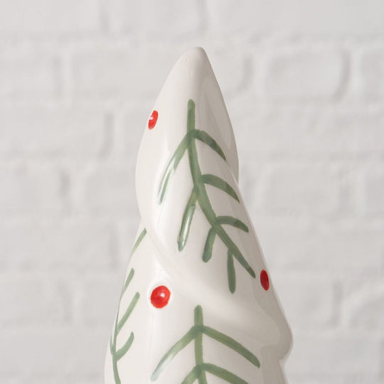 Christmas Decorative Ceramic Tree 21cm White Tree