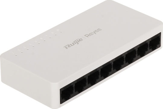 Ruijie RG-ES08G Unmanaged L2 Switch with 8 Gigabit (1Gbps) Ethernet Ports and 8 SFP Ports