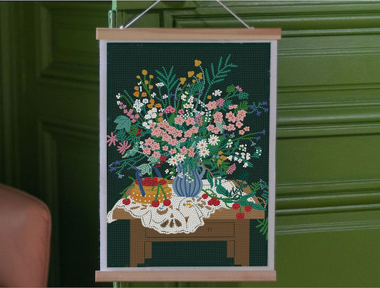 Diamond Painting Colaj Strasuri Blooming La Petite