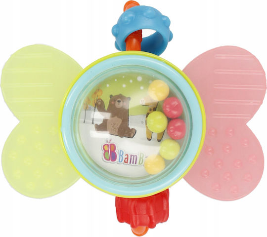 Bambam Bam Bam Baby Rattle Butterfly 15x20x8 B C 24/96