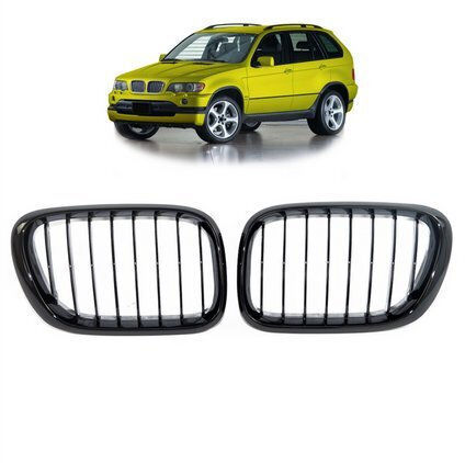 Маска Bmw X5 E53 Погединце Зеберка Глос Блек
