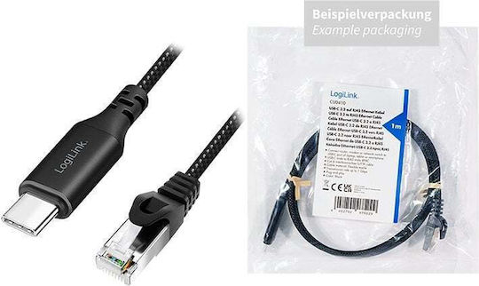 LogiLink Konverter USB-C männlich zu RJ-45 männlich 1Stück CU0415