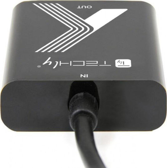 Techly Convertor HDMI / VGA masculin în HDMI / VGA feminin 1buc 361902