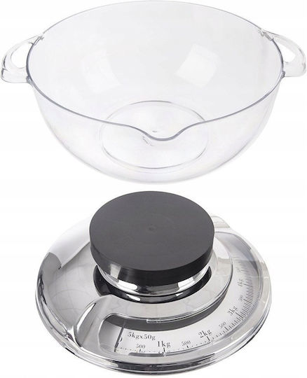 Orion Αναλογική Ζυγαριά Κουζίνας με Κάδο έως 5kg