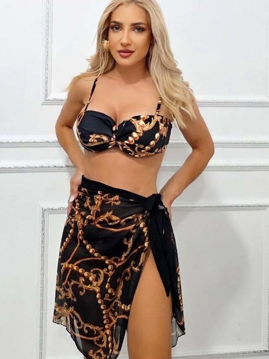 Set Bikini Push-Up Braun