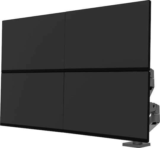 Ergotron LX Pro Dual Βάση Γραφείου για 2 Οθόνες έως 27" με Βραχίονα Γκρι