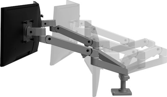 Ergotron LX Pro Dual Βάση Γραφείου για 2 Οθόνες έως 27" με Βραχίονα Γκρι
