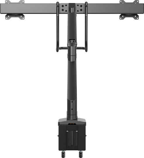 StarTech Halterung Auf dem Schreibtisch für 2 Monitore bis 32" mit Arm (ARMSLMBARDUO)