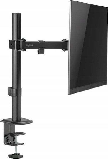 LogiLink BP0170 Βάση Γραφείου Οθόνης έως 32" με Βραχίονα Γκρι